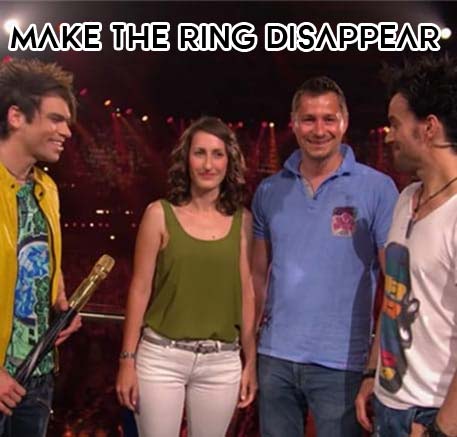 Make the ring disappear